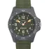 Relógio De Pulso Timex Expedition Tw2v40400, Com Pulseira De Nylon Verde, Moldura Preta E Fivela Simples