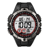 Relógio De Pulso Timex Marathon T5k423 Com Caixa Cor Da Correia Preto