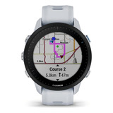 Relógio De Triatlo Garmin Gps Forerunner 955 Moldura Branca Cor Preta