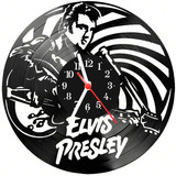 Relógio De Vinil Disco Lp Parede Elvis Presley Rock