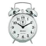Relógio Despertador Antigo Cordas Cromado Herweg