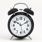 Relógio Despertador Antigo De Mesa Som Alarme Alto Retro