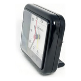 Relogio Despertador Antigo Retro Pilha Alarme Forte Herweg Cor Preto