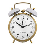 Relogio Despertador Branco Antigo