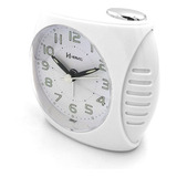 Relogio Despertador Branco C