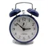 Relógio Despertador Corda Antigo Mecânico Metal Retro Alice