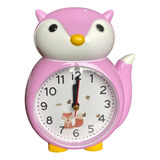 Relógio Despertador De Mesa Infantil Decorativo Raposa