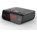 Relógio Despertador Digital Elétrico De Mesa Rádio Am fm 671