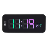 Relógio Despertador Digital Led Quarto Alarme Temperatura Cor Aletória 5