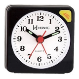 Relógio Despertador Quartz Clássico Herweg 2510 034 Preto