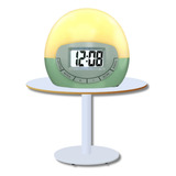 Relógio Despertador Rádio Fm Led Luz Atmosférica
