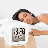 Relógio Digital Com Alarme- Data- Hora E Sensor De Temperatura - USB-Pilhas