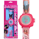 Relógio Digital Da Barbie Projetor Com
