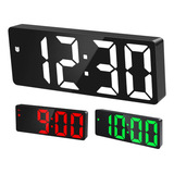 Relógio Digital De Mesa Parede Led Data Alarme Despertador