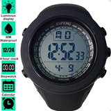 Relógio Digital Esportivo Prova Dágua Masculino Feminino Surf Surfista Natação Nadador Mergulho Mergulhador Cronômetro Alarme Luz Led Resistente Até 30 Metros De Profundidade