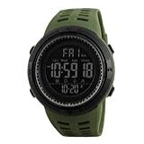 Relógio Digital Esportivo Skmei 1251, à Prova D’água, Com Diversas Opções De Cores E 90 Dias De Garantia De Fabricação. (verde Army)