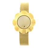 Relógio Digital Feminino Chilli Beans Flor Dourado Re mt 151