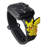 Relógio Digital Infantil Pikachu Resistente À