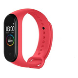 Relógio Digital Smartwatch Inteligente M4 Em Vermelho