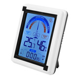Relógio Digital Termômetro Tela De Toque Lcd Clima