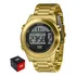 Relógio Digital X Watch Masculino Xmgsd003 Pxkx Dourado 100m