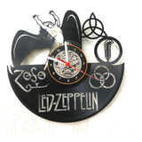 Relógio Disco De Vinil, Led Zeppelin, Rock, Decoração, Banda