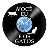 Relogio Disco De Vinil