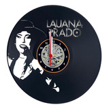 Relógio Disco De Vinil Lauana Prado
