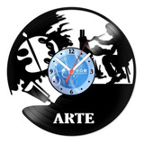 Relógio Disco De Vinil Profissões Artista