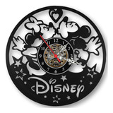 Relógio Disney Mickey Minnie Desenhos Tv Infantil Vinil Lp