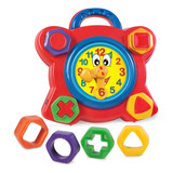 Relógio Divertido Brinquedo Didático Peças Encaixe Infantil