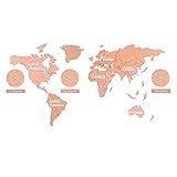 Relógio Do Mapa Do Mundo Decoração