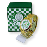 Relógio Do Palmeiras Série Ouro A Prova D água