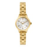 Relogio Dourado Feminino Mini