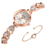 Relogio Dourado Feminino Quartz