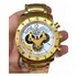 Relógio Dourado Hibryd Venom Bvgari Automático Fundo Branco