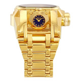 Relógio Dourado Invicta Zeus Bolt 20111