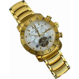 Relogio Dourado Iron Man