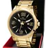Relógio Dourado Masculino Technos Performance Racer Cor Do Fundo Preto