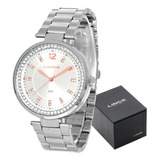 Relogio Dourado Pulso Feminino