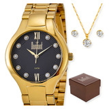 Relogio Dumont Feminino Dourado