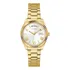 Relógio Elegante Para Mulheres Da Marca Guess Luna Strap Color Gold Bezel Color Gold Background Color Gold