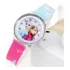 Relógio Elsa Frozen Disney Rosa Strass Infantil Meninas Cor Do Bisel Prata Cor Do Fundo Branco