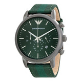Relógio Empório Armani Ar1950 Masculino Verde
