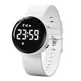 Relógio Feminino Atividade Fitness Rastreador De Calorias Contador De Passos Pedômetro Relógios Para Mulheres Esportivo Cronógrafo Digital Pulseira De Silicone Impermeável 2 Despertadores 