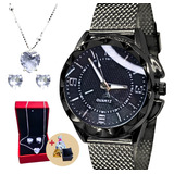 Relogio Feminino Colar Pingente