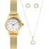 Relogio Feminino Condor Dourado Pequeno Pulseira Mesh Luxo Cor Do Fundo Branco