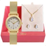 Relogio Feminino Condor Dourado