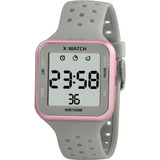 Relógio Feminino Digital Cinza E Rosa Xgames Xlppd034