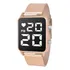 Relógio Feminino Digital Led Dourado Lindo Original Promoção